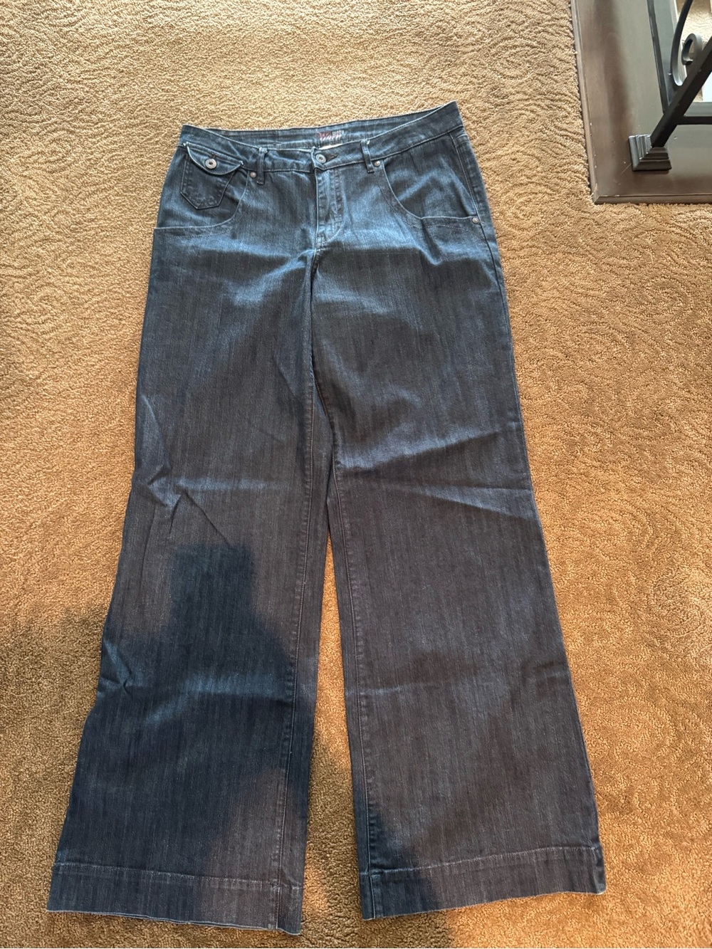 Women’s Boot Cut Dark Blue Jeans - Classic Denim
